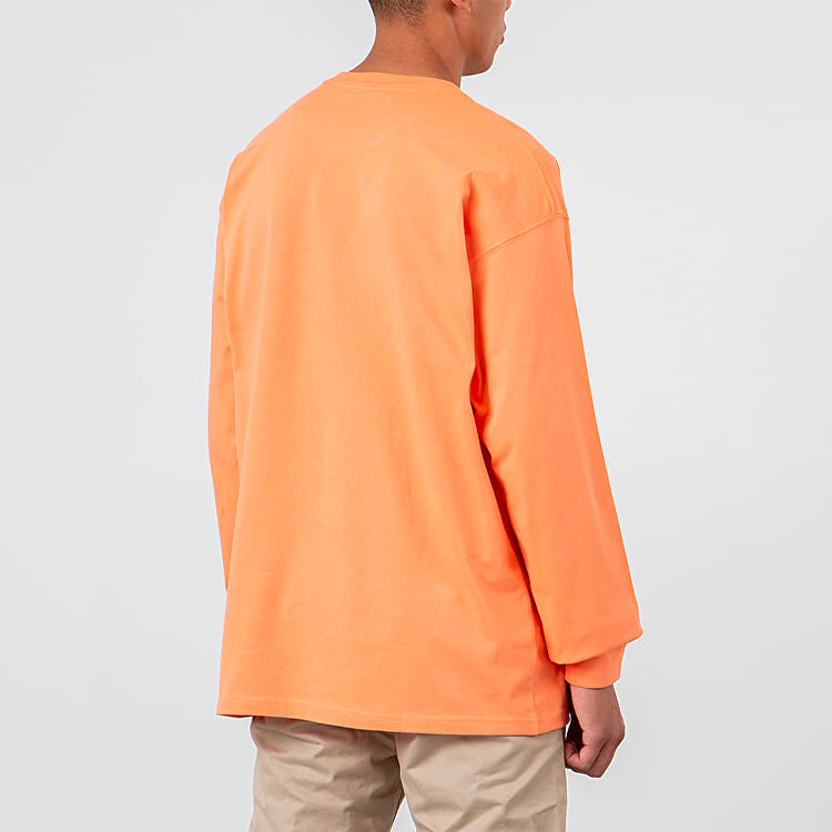 Nike ACG Casual Sports Alphabet Pattern Round Neck Long Sleeves Yellow BQ3457-892