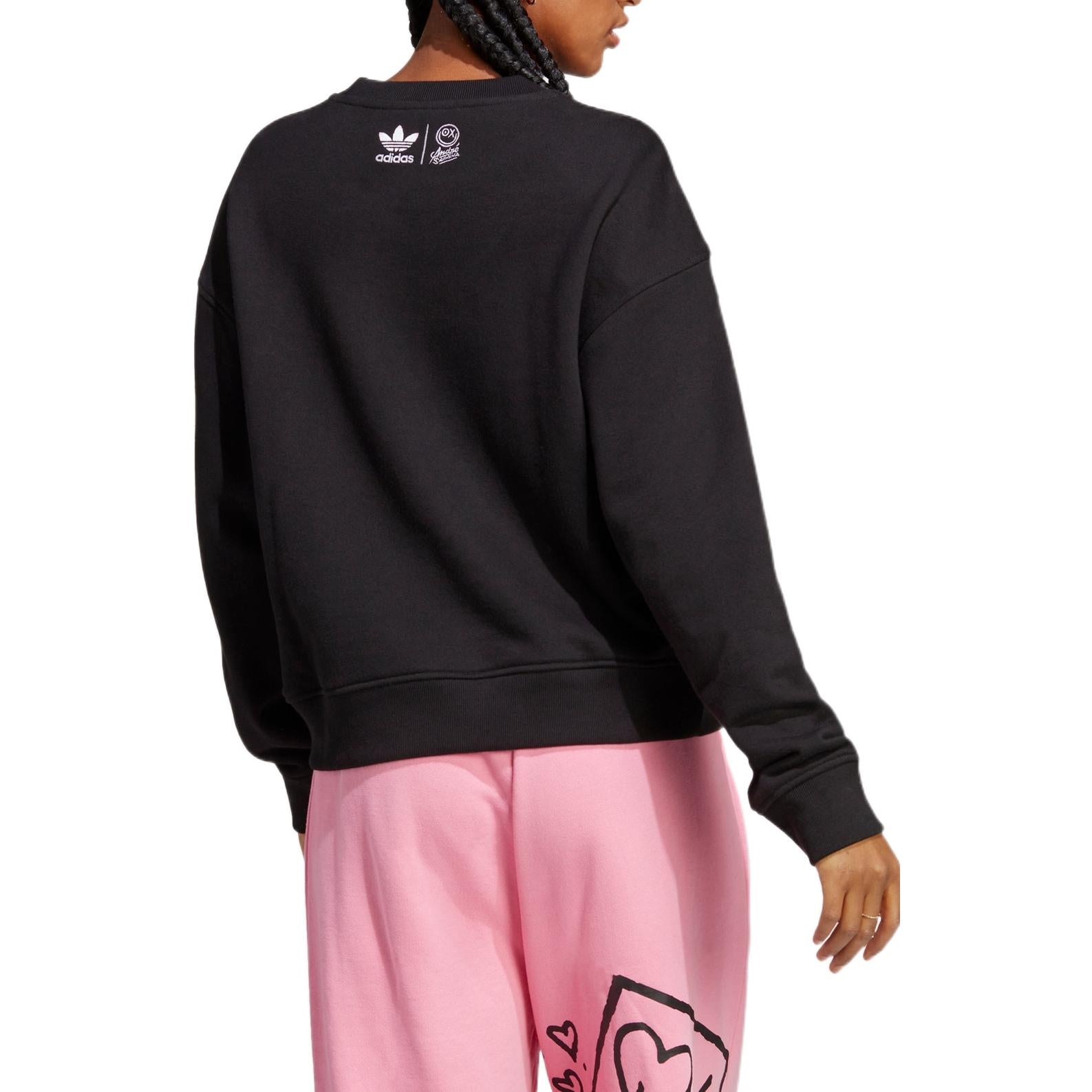 (WMNS) adidas Originals x Andr Saraiva Sweatshirt 'Black' HY4267