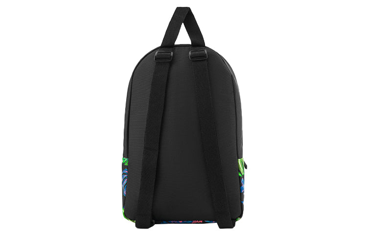Vans Vintage Flower All-over Print Backpack 'Black Blue Yellow' VN0A4DROZEN