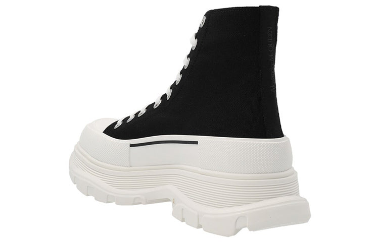 Alexander McQueen Tread Slick Boots 'Core Black White' 705659W4MV21070