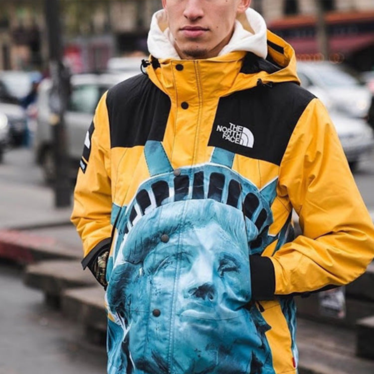 Supreme x The North Face Crossover Statue of Liberty waterproof Interchange Jacket Unisex Yellow SUP-FW19-907