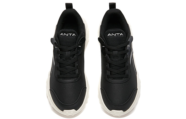 (WMNS) ANTA Running Series Sneakers 'Black Silver White' 122115582-8