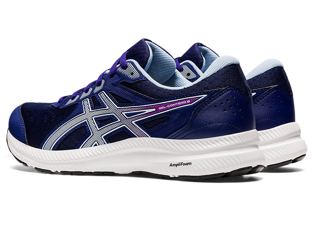 (WMNS) ASICS Gel-Contend 8 Wide 'Dive Blue' 1012B319-402