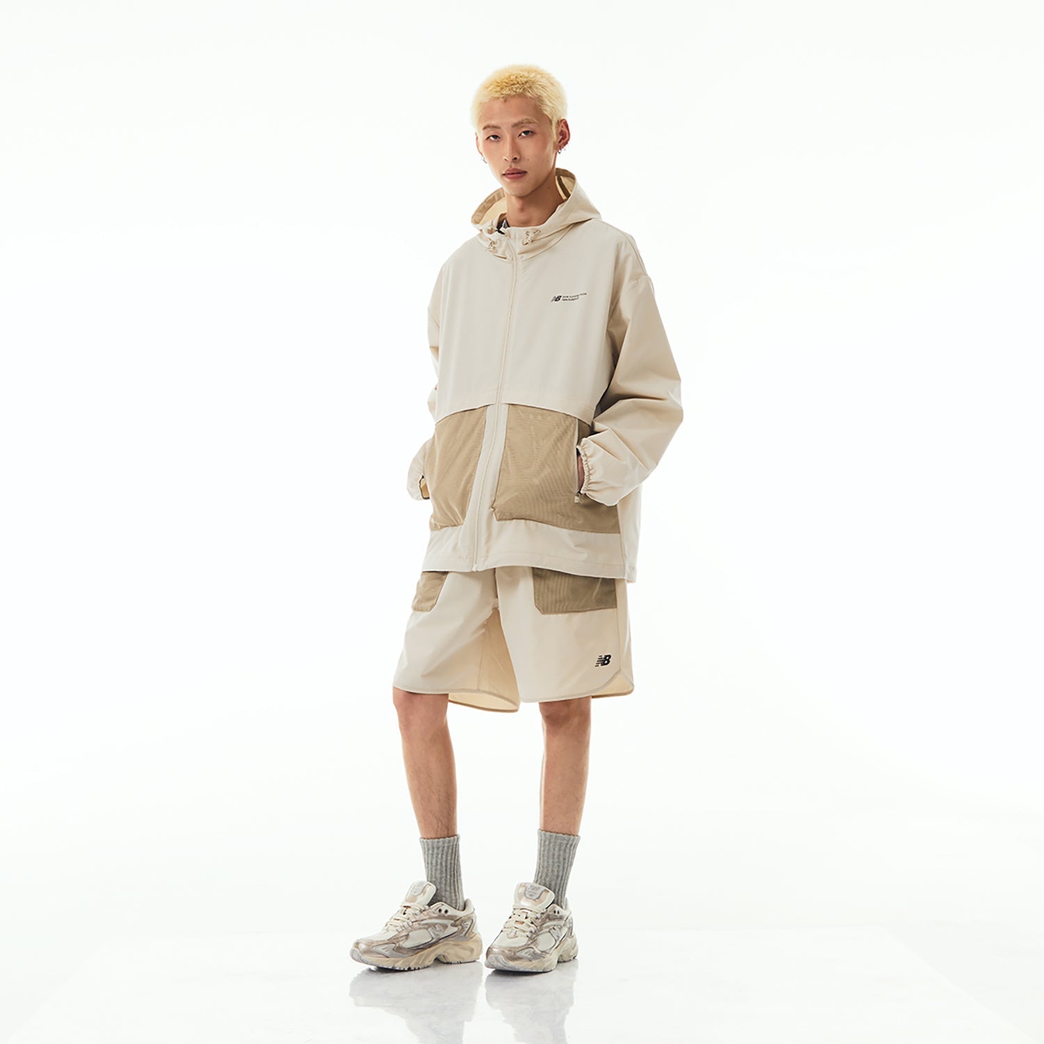 New Balance Woven Short With Mesh Pocket Asia Sizing 'Light Brown' NVE24171-LB