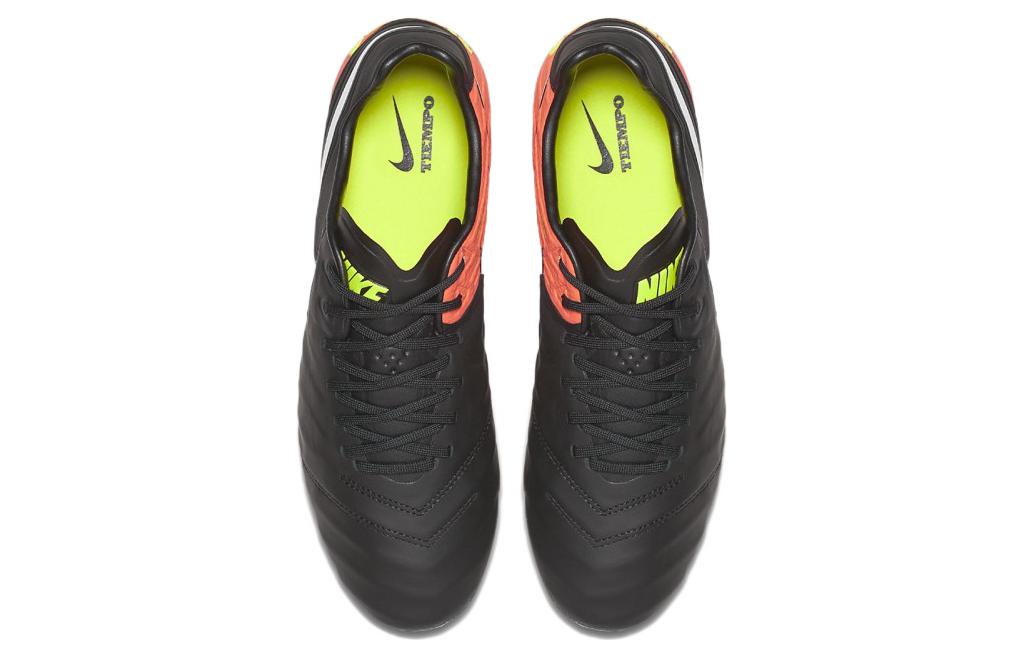 Nike Tiempo Legend VI FG 'Black Hyper Orange' 819177-018
