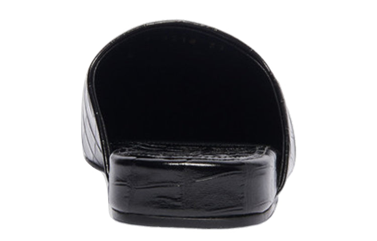 (WMNS) Balenciaga Cosy Mules Black 601218WA9D41000