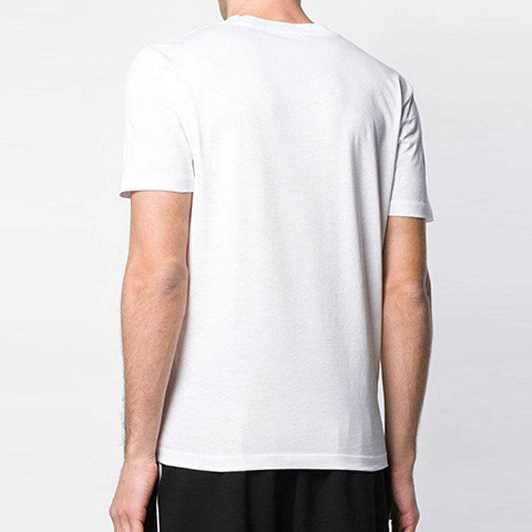 Men's McQ Alexander McQueen Embroidered Short Sleeve White 277605-RMT74-9000