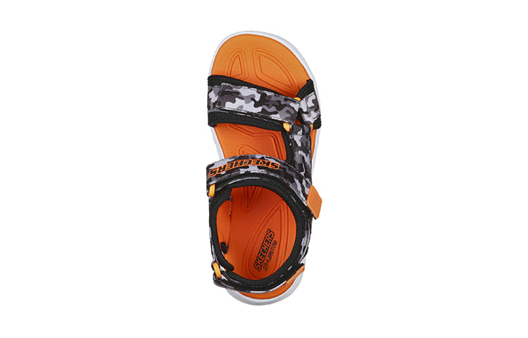 Skechers Hypno Splash Sandals K Black/Orange 400077L-BGOR