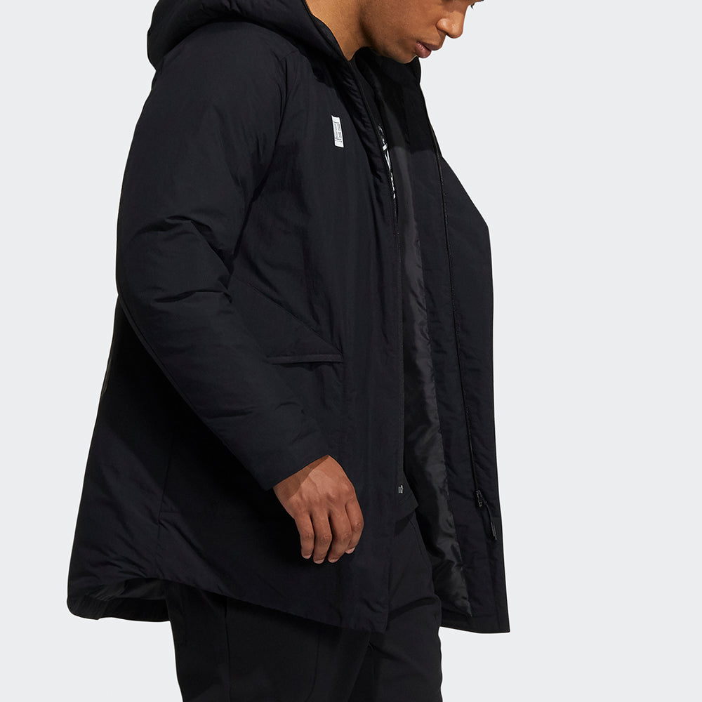 adidas Wuji Down Jkt Series Outdoor Sports Stay Warm mid-length hooded down Jacket Black H23102