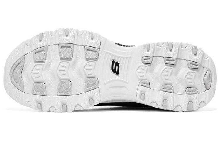 (WMNS) Skechers D'LITES 1.0 'White Black' 149792-WBK