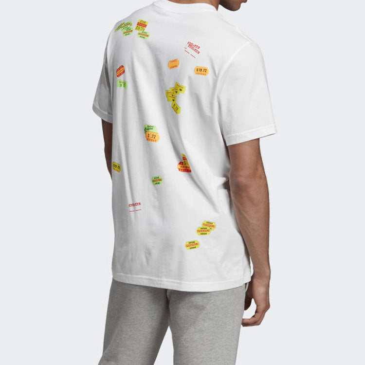 adidas originals Bodega Pricetag Back Printing Short Sleeve White ED7067