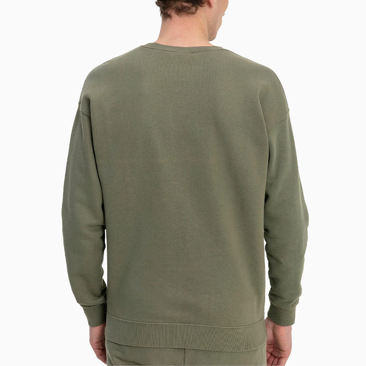 PUMA Alphabet Round Neck Pullover Green 596848-46
