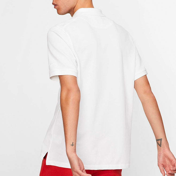 Nike Slim Fit lapel Short Sleeve polo White BV0481-100