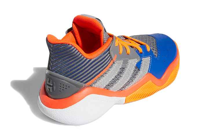 (GS) adidas Harden Stepback J 'Grey Royal Blue' FW8543