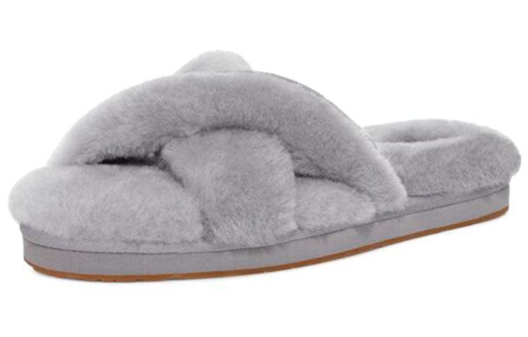 (WMNS) UGG Abela Gray Purple Slippers 1017548-SAMT