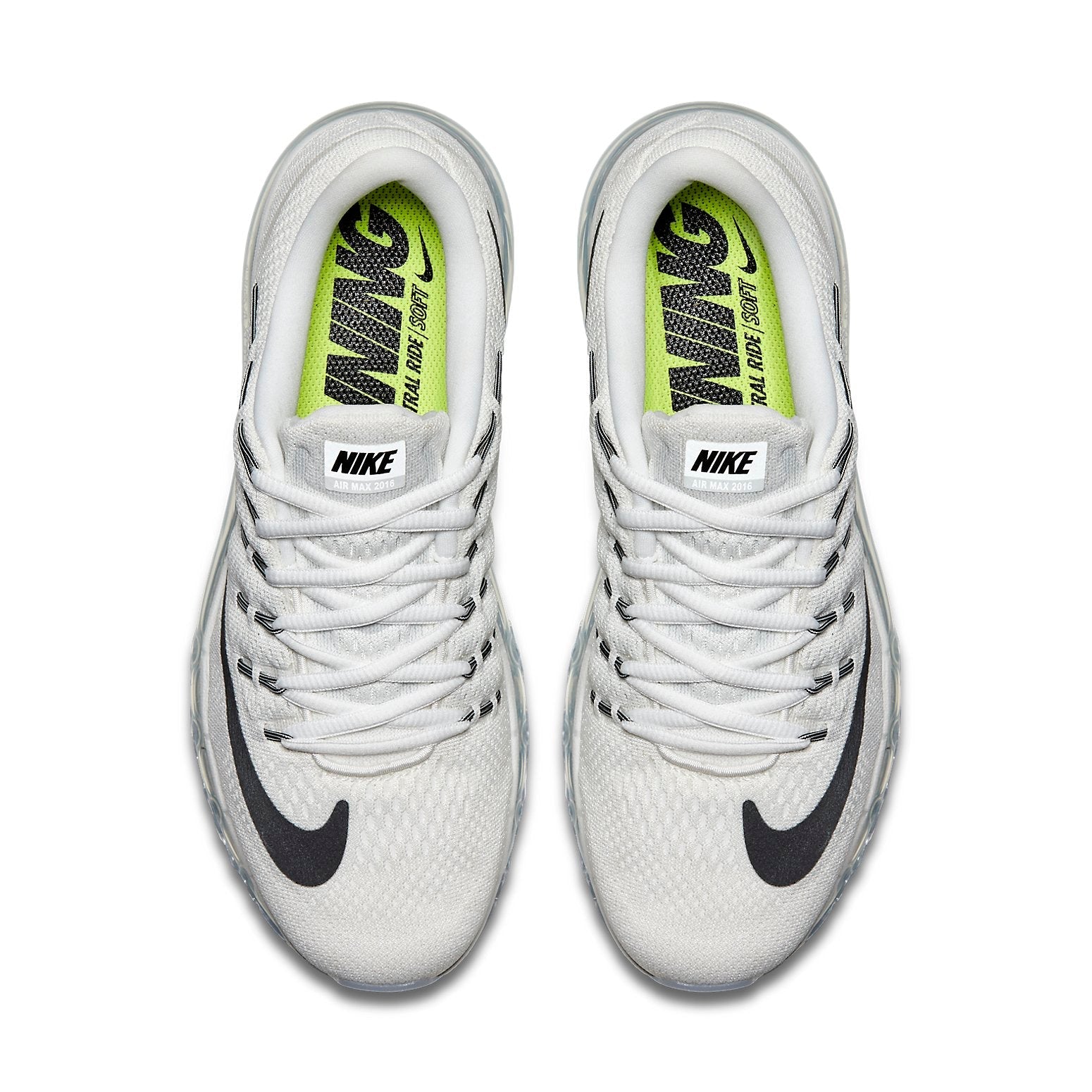 (WMNS) Nike Air MAX 2016 SUMMIT WHITE/BLACK-WH 806772-100