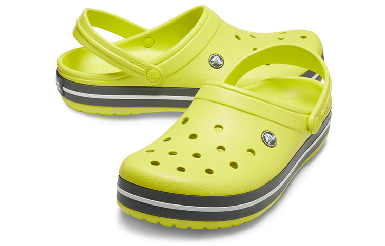 Crocs Crocband Clogs 'Citrus Grey' 11016-725