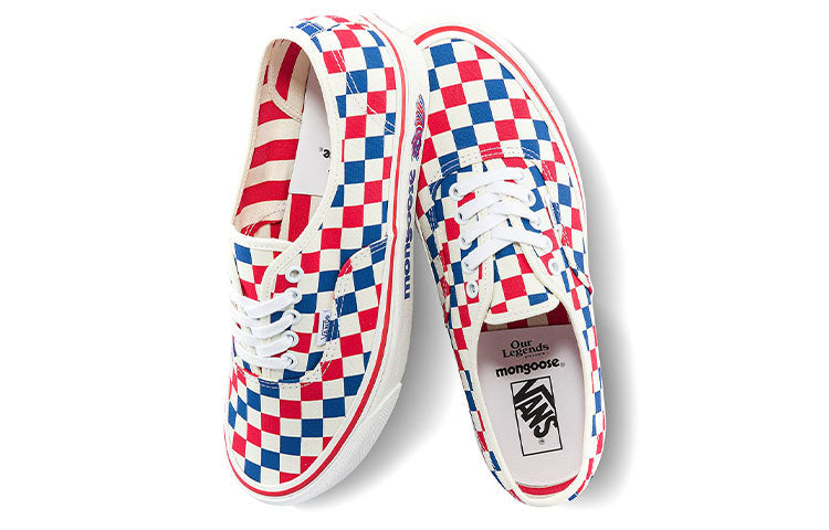 Vans Our Legends x Authentic 44 DX 'Mongoose - Red Blue Checkerboard' VN0A4BVYRDB