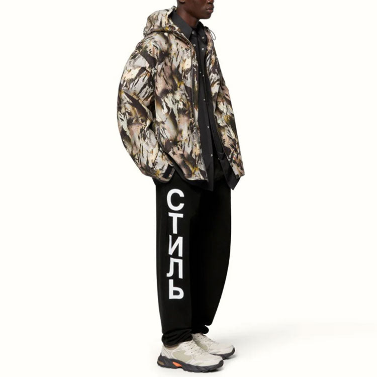 HERON PRESTON CTNMB Vertical Pants 'Black White' HMCH024C99JER0011001