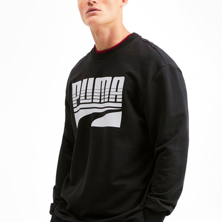 PUMA Rebel Bold Logo Sweater 'Black' 580905-01