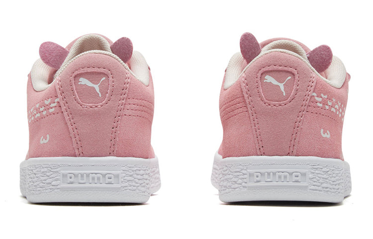 (PS) PUMA Suede Monster Family V Sport Shoes Pink 371098-02