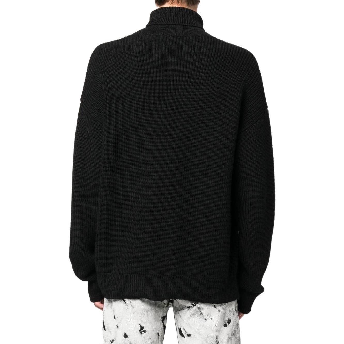 HERON PRESTON CTNMB Knit Rollneck Sweaters 'Black' HMHA006F22KNI0011001