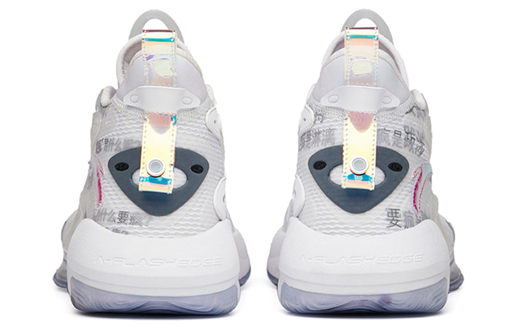 ANTA Shock Wave 3 Basketball Shoes 'White Purple' 112131601-10