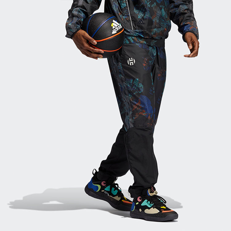 adidas Hrdn Nxt Pant Flowery Printed Basketball Pants Men's Black GH6694