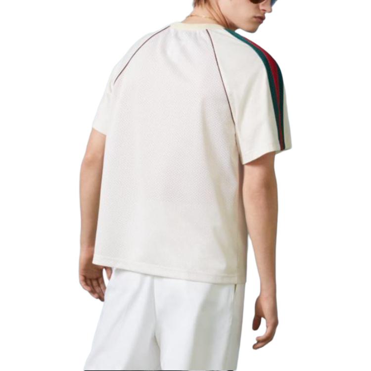 Gucci Mesh Fabric T-shirt 'Off White' 737402-XJFFM-9791