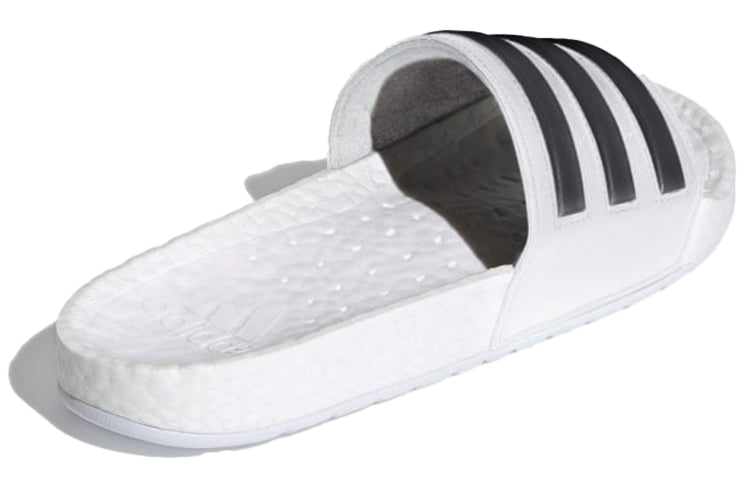 adidas Adilette Boost Slides 'White Black Stripes' FY8155