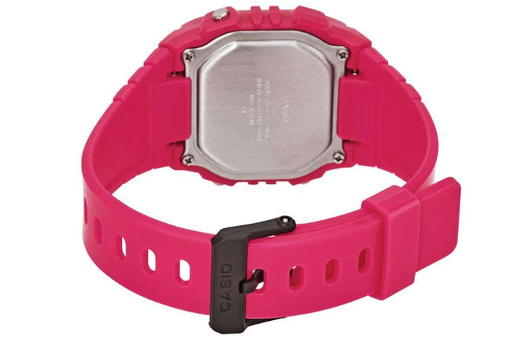 CASIO Waterproof Sports Quartz Unisex Mens Pink Digital W-215H-4A