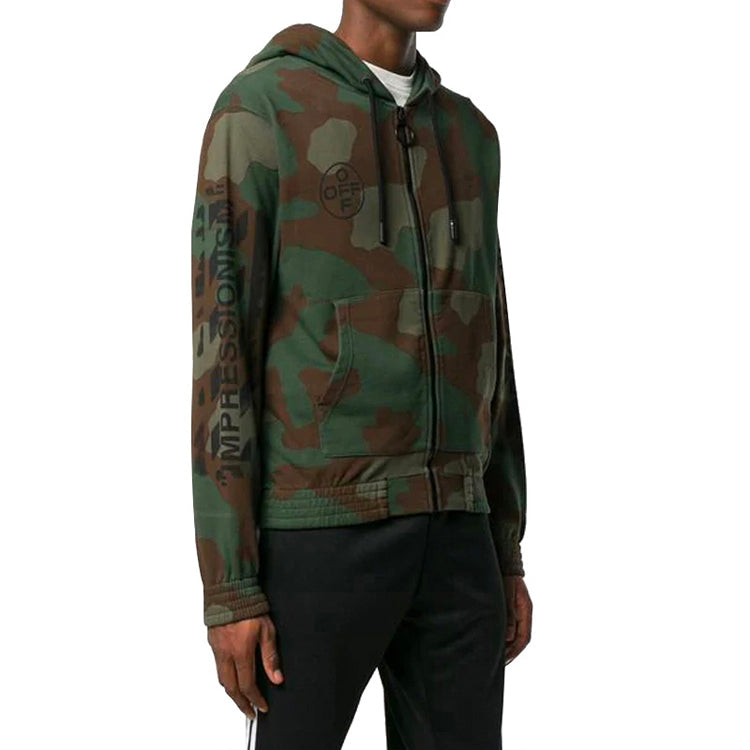 Off-White MENS Diag Stencil MilitaryGreen/Camouflage OMBE001R190030169910