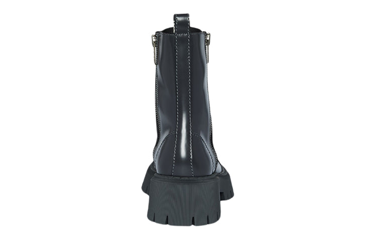 (WMNS) Balenciaga Tractor 20mm Booties 'Fossil Grey' 617420WA8E91568