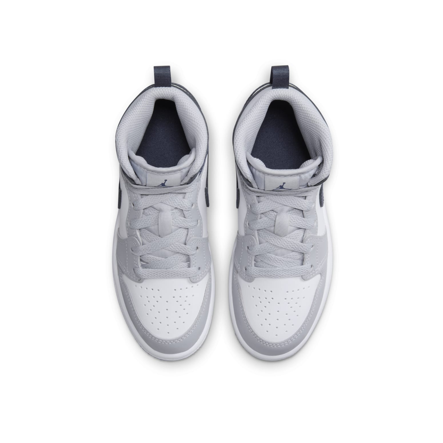 (PS) Air Jordan 1 Mid 'Wolf Grey Midnight Navy' DQ8424-104