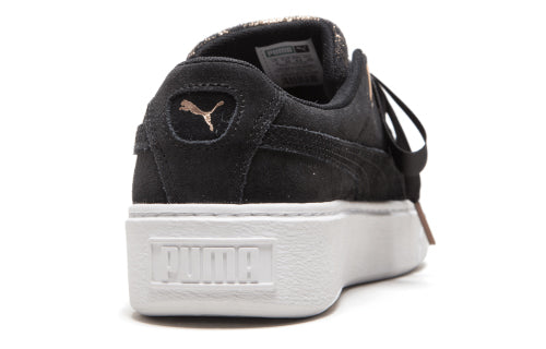 (WMNS) PUMA Platform Kiss Artica 'Black Gold' 366707-02