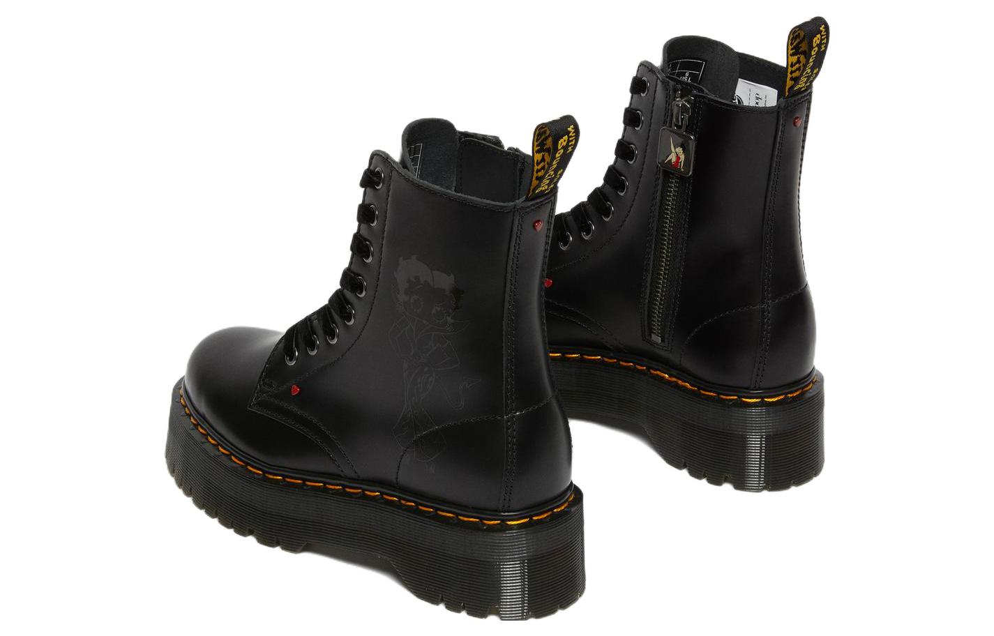 Dr. Martens x Betty Boop Jadon Leather Platforms Boot 'Black' 27932001