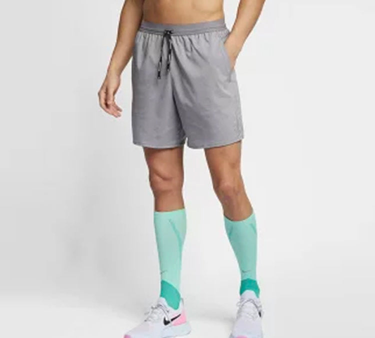 Men's Nike Flex Stride 7 Running Gray Shorts AJ7780-056