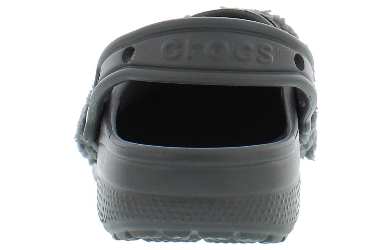 Crocs Classic Fuzz Mania Clogs 'Slate Grey' 206625-0DA