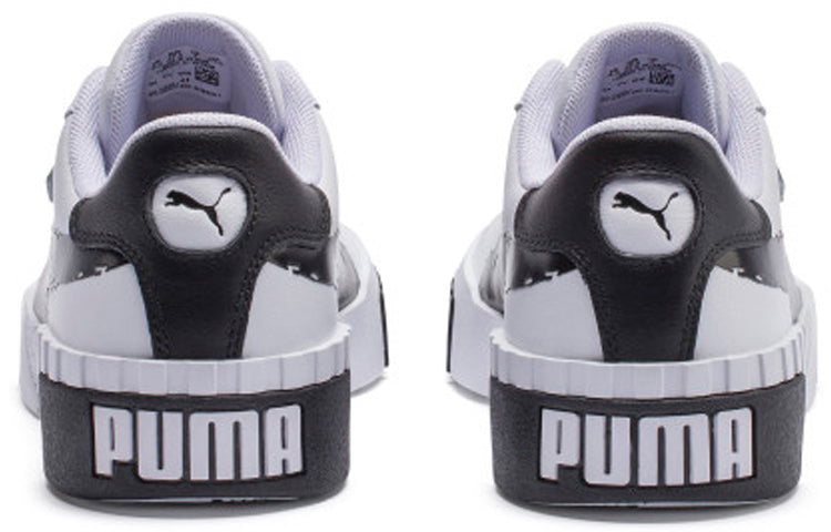 (WMNS) PUMA Cali Brushed 'White Black' 373896-01