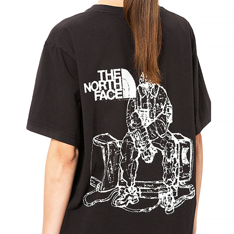 THE NORTH FACE Urban Exploration Black Series x kazuki Logo Embroidered Black 46E5-JK3