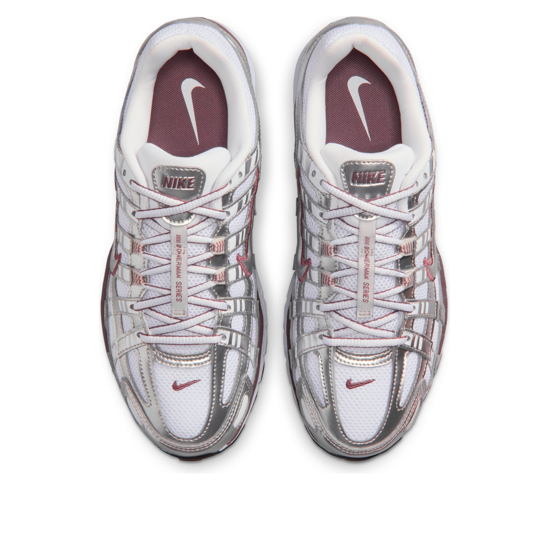 (WMNS) Nike P-6000 'White Metallic Silver' BV1021-110