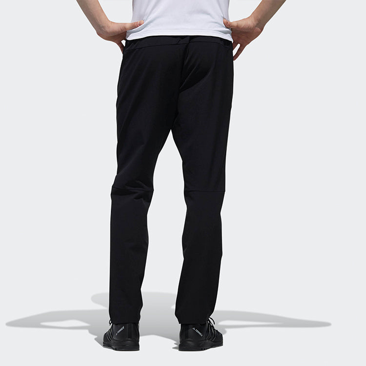 adidas Softshell Pants Outdoor Sports Trousers Black DW3804