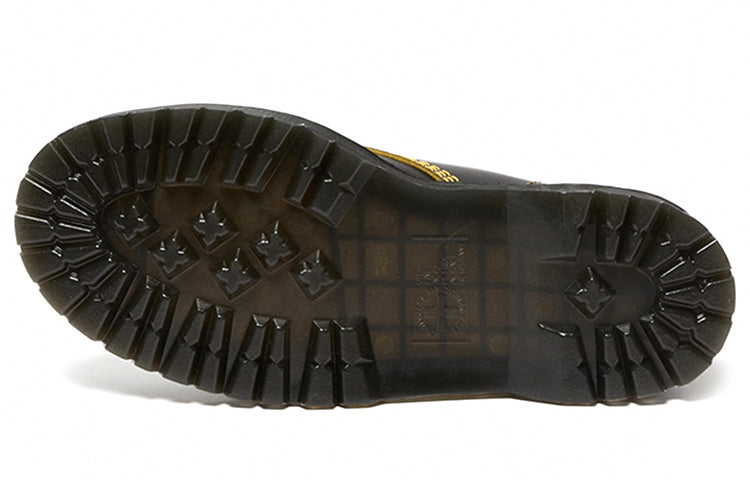 (WMNS) Dr. Martens 1460 Pascal Bex Double Stitch 'Black Yellow' 25946032