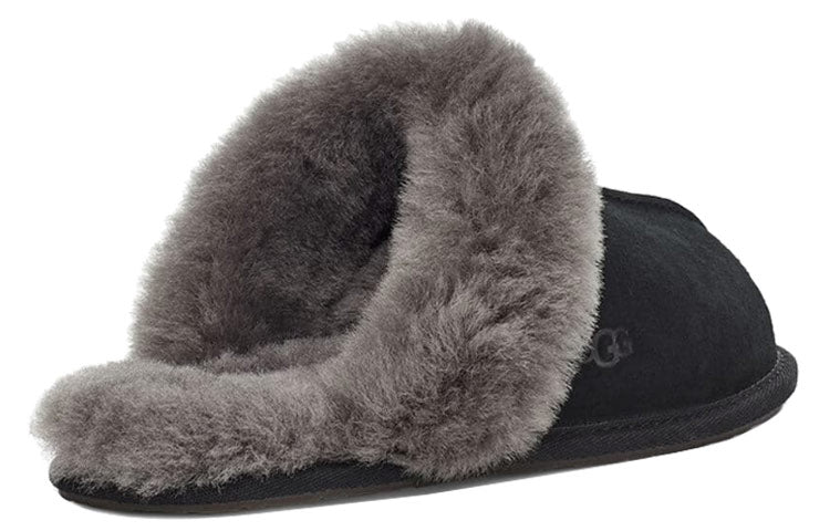(WMNS) UGG Scuffettte II 'Black Grey' 1106872-BCGR