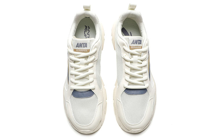 ANTA Running Series Sneakers 'White Grey Yellow' 912225571-3