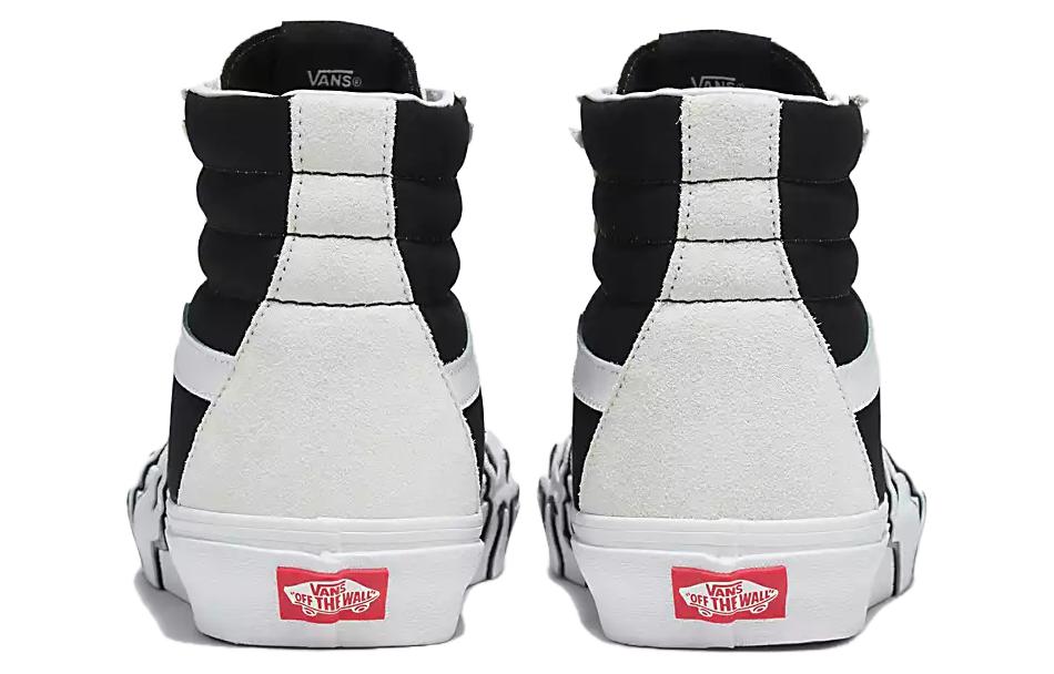 Vans SK8 Hi Flame 'White Black' VN0005UJUY6
