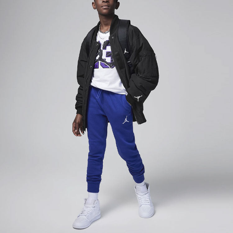 (GS) Air Jordan MJ Essentials Pants 'Blue' 95C549-U1A