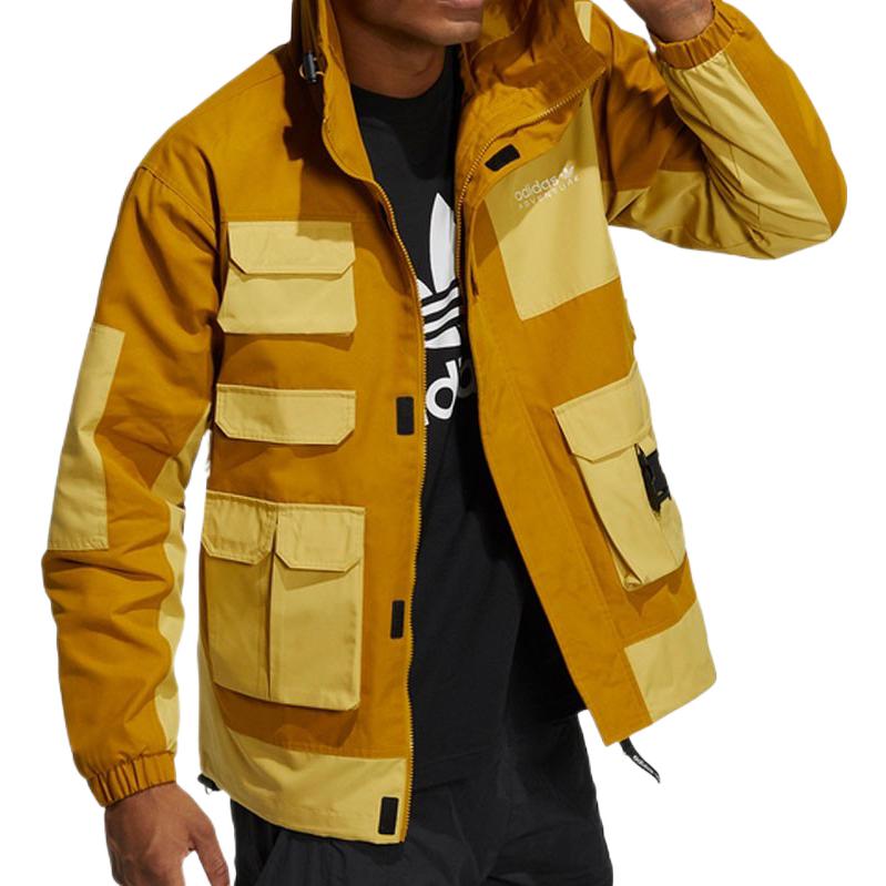adidas Adventure Jackets 'Brown Yellow' HC0354