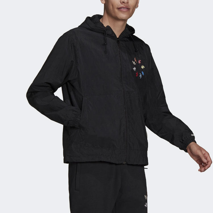 Men's adidas logo Sports Black Jacket H35650
