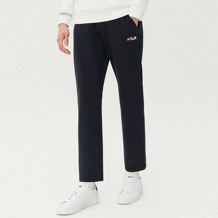 FILA Straight Casual Pants Stay Warm Sports Knit Long Pants Blue F11M118617F-NV